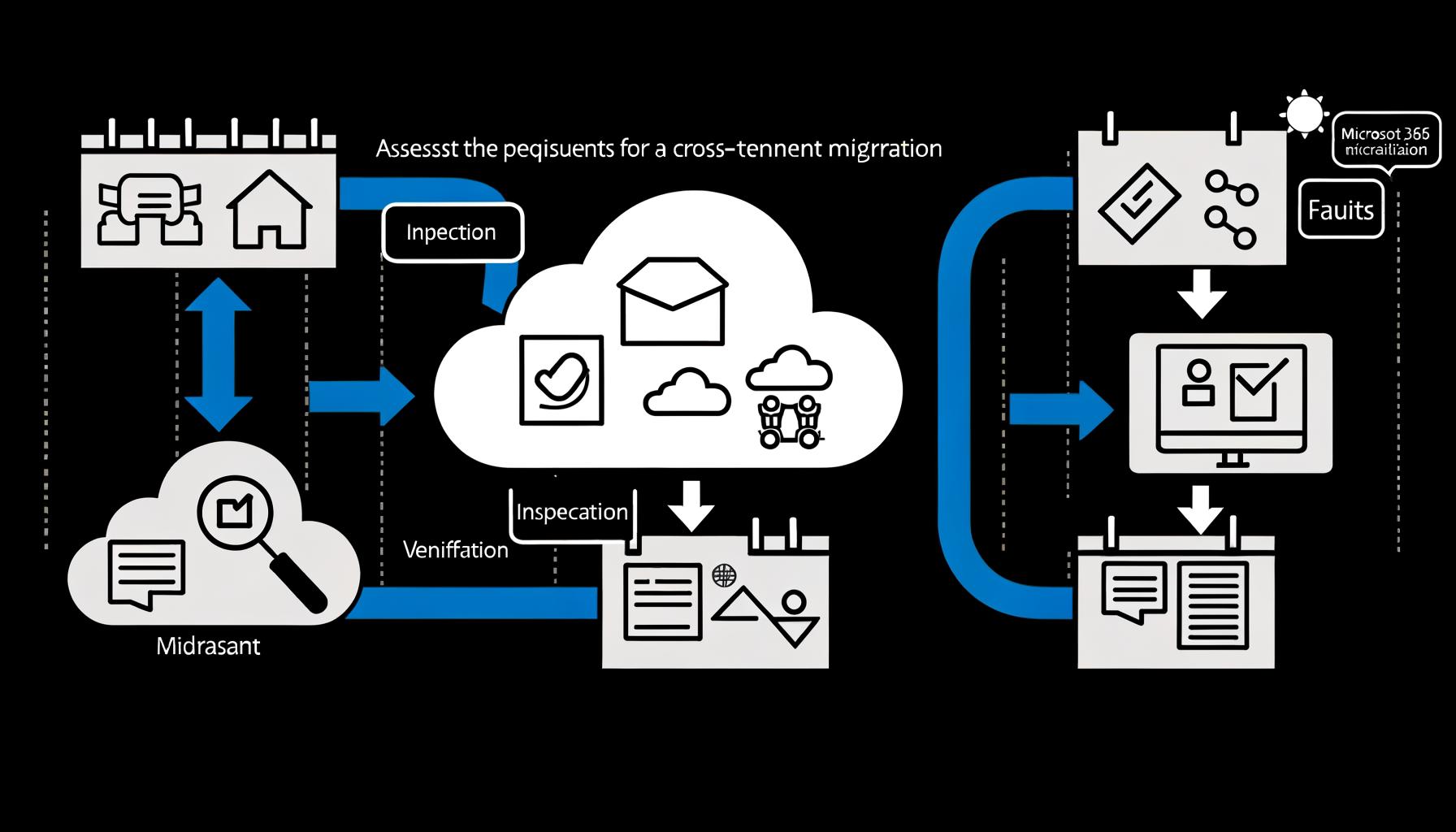 Évaluation des prérequis pour une migration inter-locataires Microsoft 365