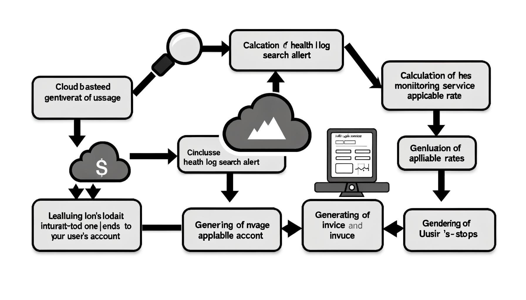 Comprendre le processus de facturation des alertes de recherche de journaux d'état Azure Monitor