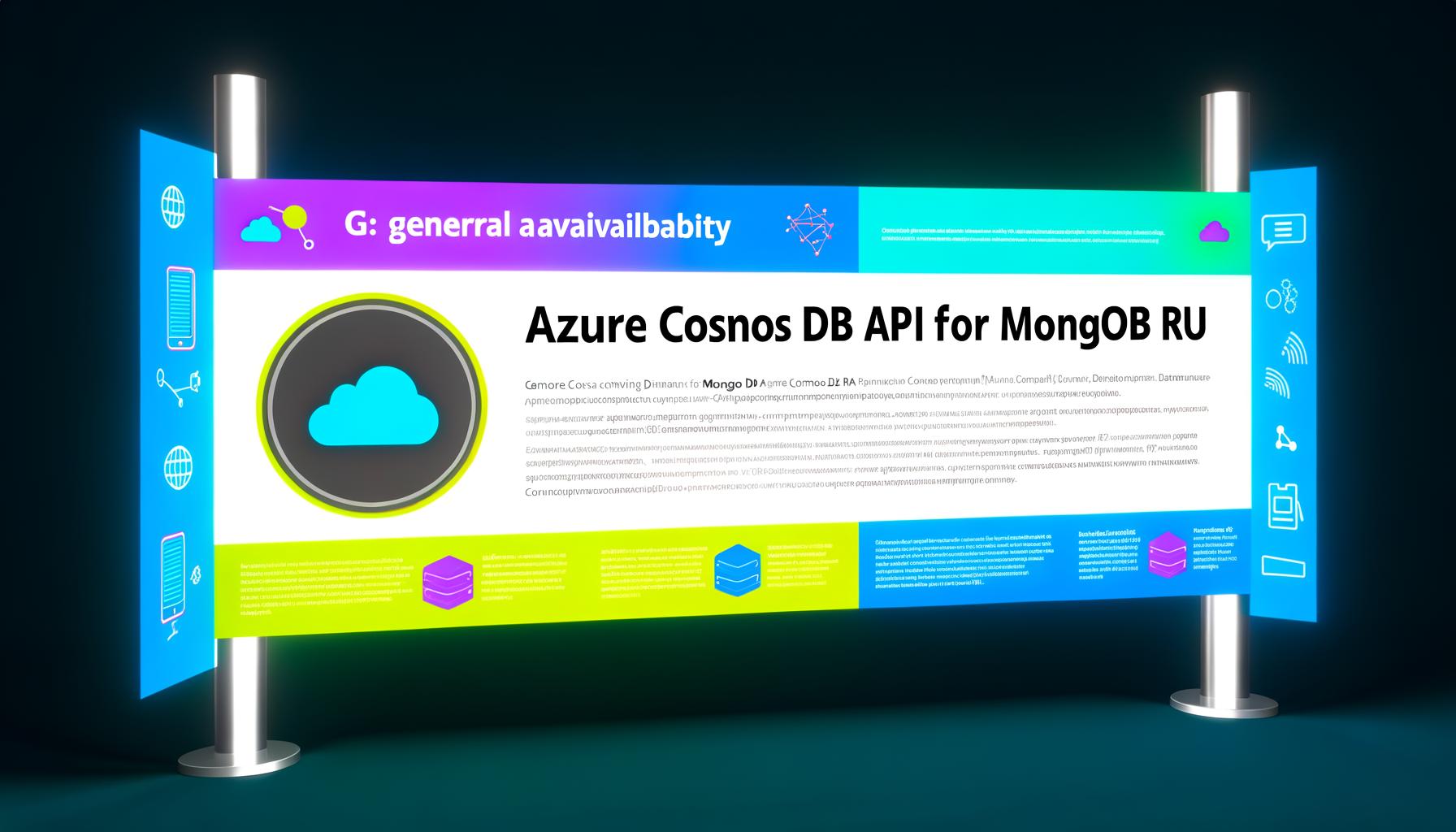 Introduction à la ​disponibilité générale de l'API Azure Cosmos ⁤DB pour MongoDB RU